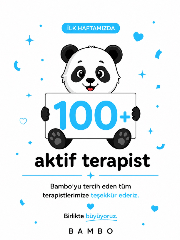 Bambo için hazırlanan 100 aktif terapist sosyal medya postu
