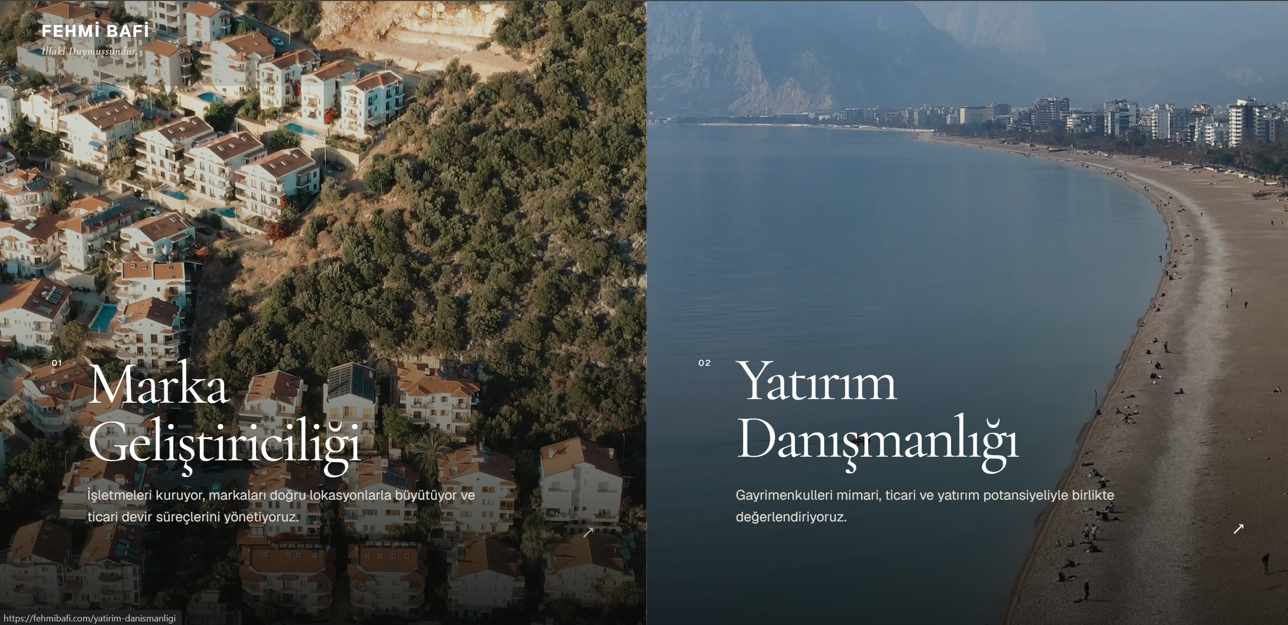 Fehmi Bafi web projesi